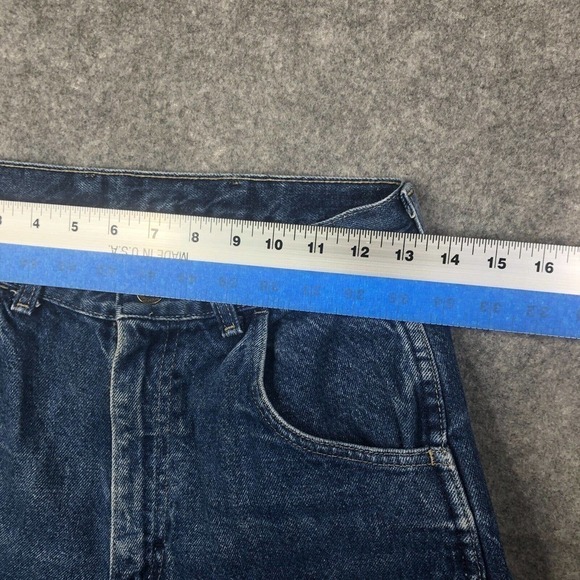 Vtg Wrangler Women's Jeans Size 11 Light Wash Denim Blue Straight Leg Cotton USA - Picture 3 of 11